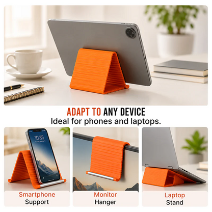 X9X® Flexible Silicone Phone Stand — Foldable, Rollable & Travel-Ready