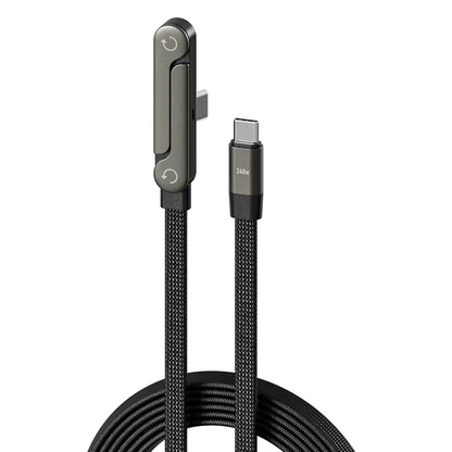 X9X® Premium Super Fast 240W Charging & Data Cable With Stand