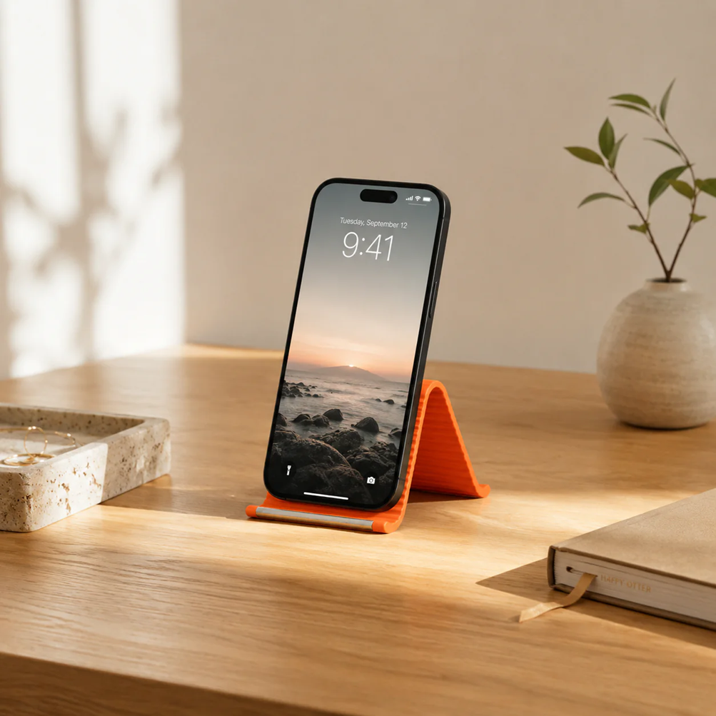 X9X® Flexible Silicone Phone Stand — Foldable, Rollable & Travel-Ready