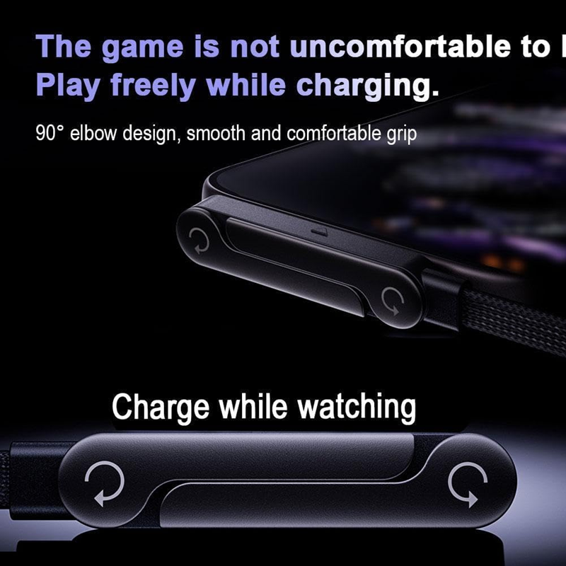 X9X® Premium Super Fast 240W Charging & Data Cable With Stand