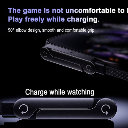 X9X® Premium Super Fast 240W Charging & Data Cable With Stand