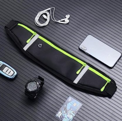 X9X® Luxury Slim Running Belt for Men & Women | Ultra-Light Waist Pack & Phone Holder | Water-Resistant Runners Fanny Pack for Gym, Jogging & Travel