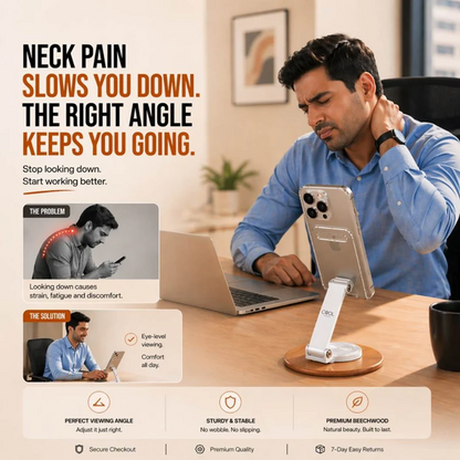 X9X® The Beechwood Phone Stand (Exclusive)