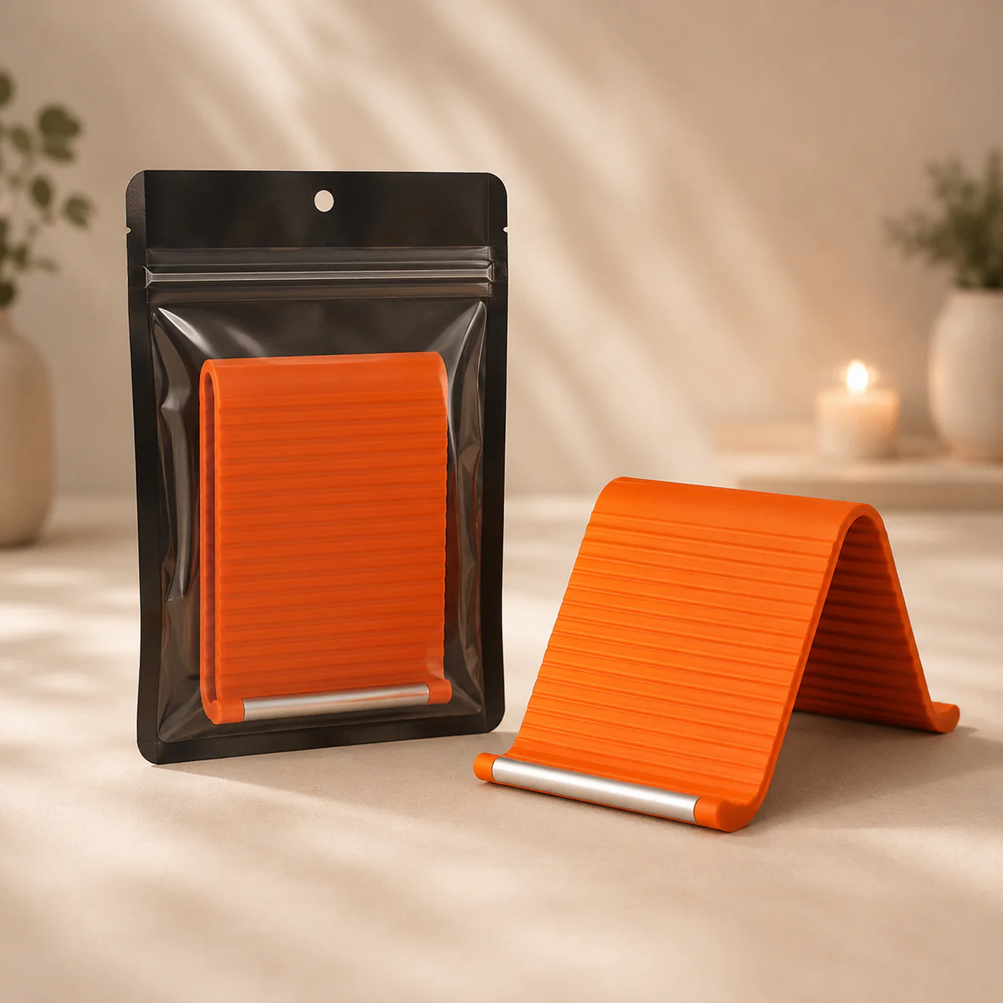 X9X® Flexible Silicone Phone Stand — Foldable, Rollable & Travel-Ready