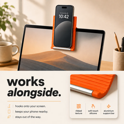 X9X® Flexible Silicone Phone Stand — Foldable, Rollable & Travel-Ready