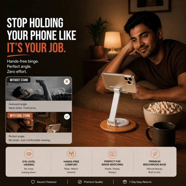 X9X® The Beechwood Phone Stand (Exclusive)