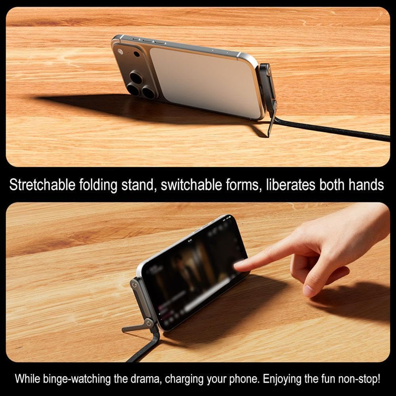 X9X® Premium Super Fast 240W Charging & Data Cable With Stand