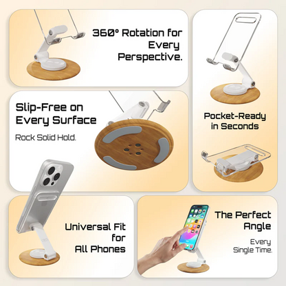 X9X® The Beechwood Phone Stand (Exclusive)