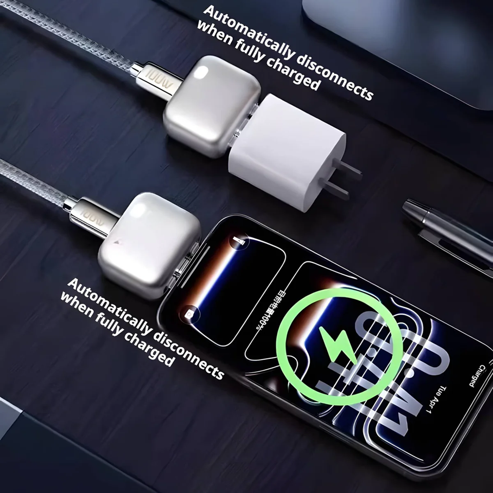 X9X® Smart AI Auto Cut Power & Unplug on Full Charge , PD 140W Fast Charging, Applicable To Various Electronic Devices Such as For Iphone/Android/Earphones